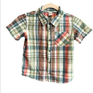 Old Navy Boys 5T Short Sleeved Button Down Shirt